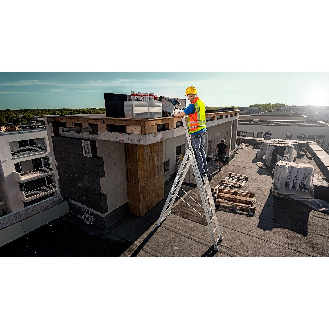 Mehrzweckleiter 3x7 Sprossen-Beschreibung lesen