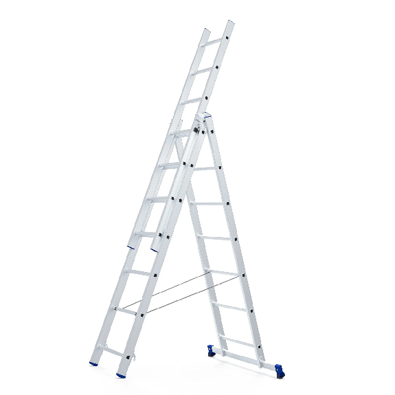 Mehrzweckleiter 3x7 Sprossen-Beschreibung lesen