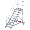 Euroline 513 Wartungsbühne 45° 800mm Stufenbreite 9 Stufen Alu gerieft