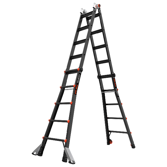 Vielzweckleiter 4x5 Sprossen-Beschreibung lesen