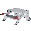 MUNK Arbeitspodest fahrbar Aluminium geriffelt 600mm Stufenbreite 2 Stufen MUNK Arbeitspodest fahrbar Aluminium geriffelt 600mm Stufenbreite 2 Stufen