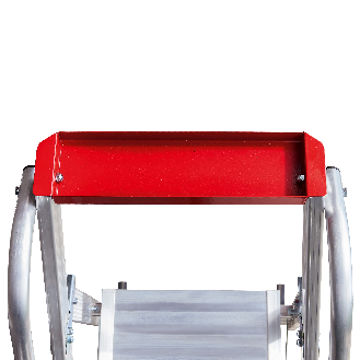 Euroline Premium 32677 Stufenstehleiter mit großer Standplattform 5 Stufen-Beschreibung lesen