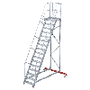 Euroline 513 Wartungsbühne 60° 800mm Stufenbreite 16 Stufen Alu gerieft Euroline 513 Wartungsbühne 60° 800mm Stufenbreite 16 Stufen Alu gerieft