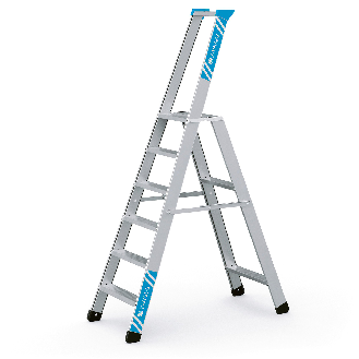 Zarges Stehleiter Seventec S mit Sicherheitsplattform 6 Stufen-Beschreibung lesen