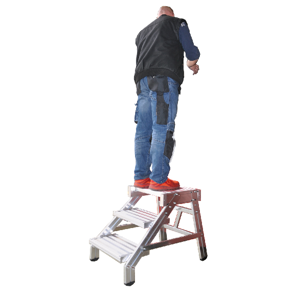 Arbeitsplattform mit 4 Stufen-Beschreibung lesen