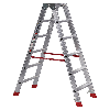 Euroline Premium 30577 Stufenstehleiter 2x6 Stufen Euroline Premium 30577 Stufenstehleiter 2x6 Stufen