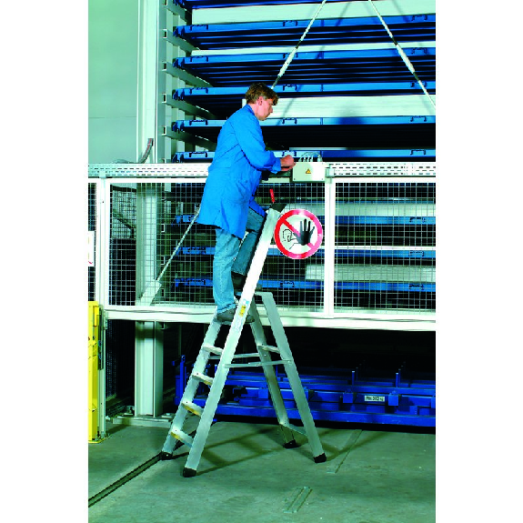 Zarges Stehleiter Seventec S mit Sicherheitsplattform 8 Stufen-Beschreibung lesen