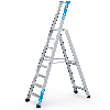 Zarges Stehleiter Seventec S mit Sicherheitsplattform 8 Stufen