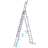 Zarges Skymaster X Mehrzweckleiter 3x14 Sprossen