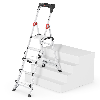 Hailo TL100 TopLine Alu Teleskop Stehleiter 5 Stufen Hailo TL100 TopLine Alu Teleskop Stehleiter 5 Stufen