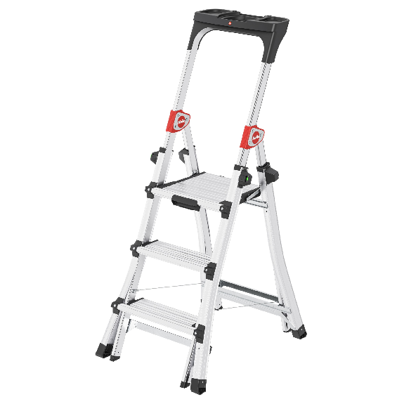 Hailo TL100 TopLine Alu Teleskop Stehleiter 5 Stufen Hailo TL100 TopLine Alu Teleskop Stehleiter 5 Stufen-Beschreibung lesen