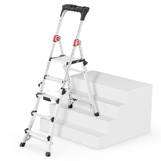 Hailo TL100 TopLine Alu Teleskop Stehleiter 5 Stufen-Beschreibung lesen