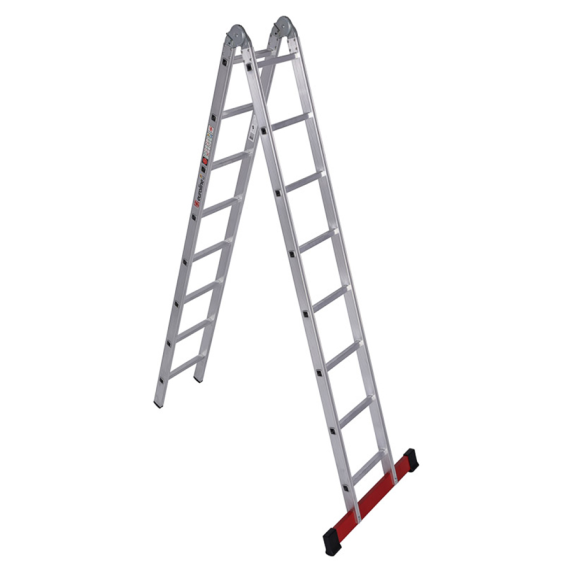 Euroline Premium 317 Klappleiter 2x8 Sprossen-Beschreibung lesen