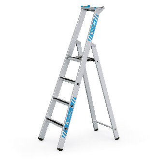 Zarges gebördelte Stufen-Stehleiter R13step S 4 Stufen-Beschreibung lesen