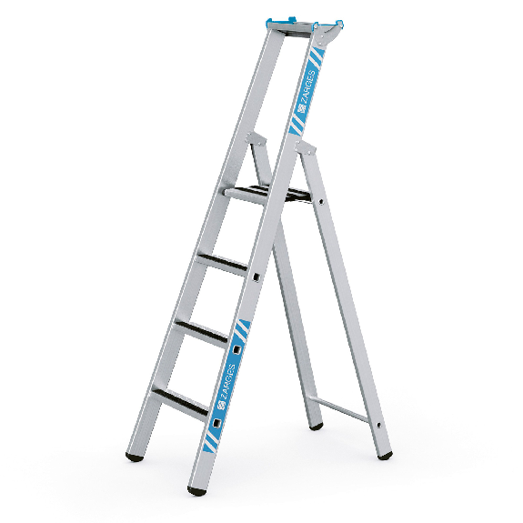 Zarges gebördelte Stufen-Stehleiter R13step S 4 Stufen-Beschreibung lesen