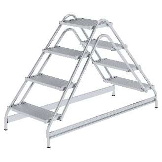 MUNK Aluminium Arbeitspodest 2x4 Stufen-Beschreibung lesen