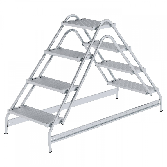 MUNK Aluminium Arbeitspodest 2x4 Stufen-Beschreibung lesen