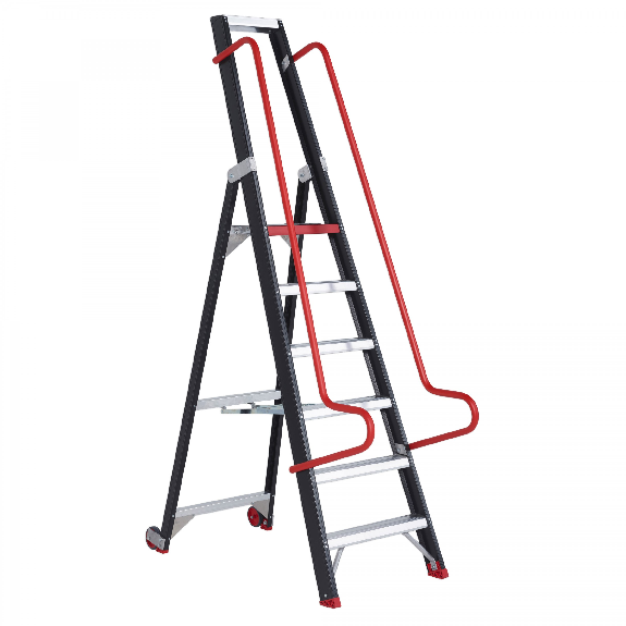 Altrex Taurus Stufenstehleiter mit Rollen TME 6 Stufen-Beschreibung lesen