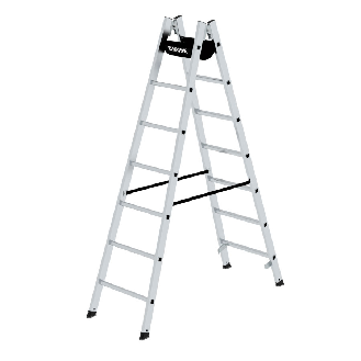 MUNK Sprossenstehleiter 2x7 Sprossen-Beschreibung lesen
