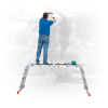 Facal Vielzweckleiter 4x3 Sprossen HOBBY SEI S300