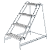 Arbeitspodest aus Aluminium mit 4 Stufen