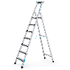 Stehleiter aus Aluminium mit 7 Stufen
