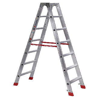 Euroline Premium 30577 Stufenstehleiter 2x7 Stufen-Beschreibung lesen