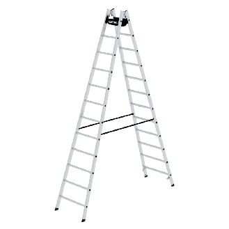 MUNK Sprossenstehleiter 2x12 Sprossen-Beschreibung lesen