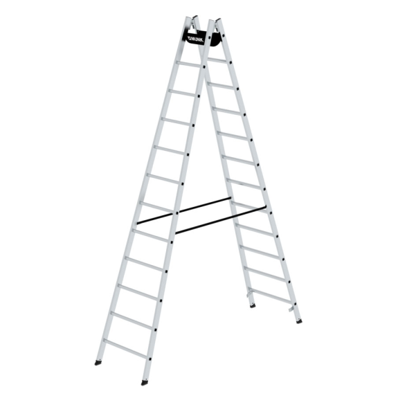 MUNK Sprossenstehleiter 2x12 Sprossen-Beschreibung lesen