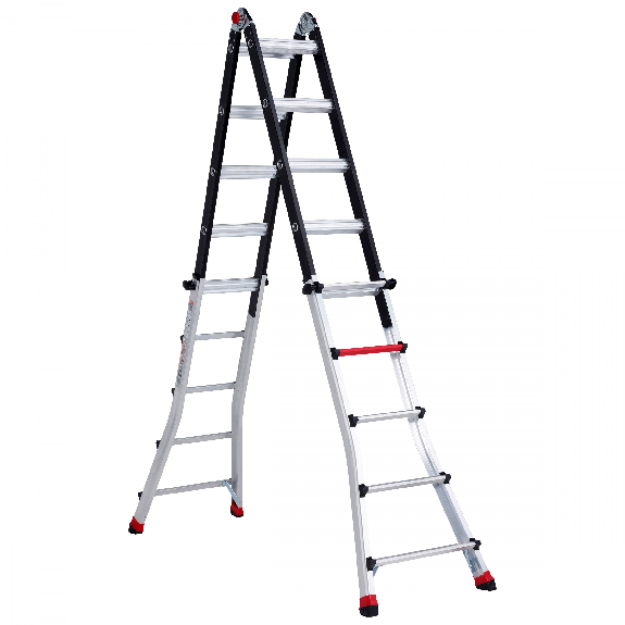 Teleprof Vielzweckleiter 4x5 Sprossen-Beschreibung lesen