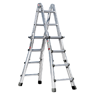 Euroline Premium 31601 Vario-Klappleiter 4x4 Sprossen-Beschreibung lesen