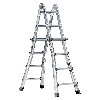 Euroline Premium 31601 Vario-Klappleiter 4x4 Sprossen