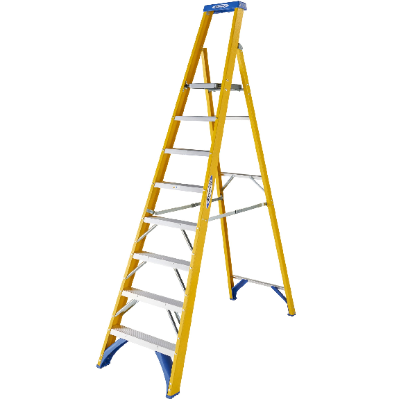 Escabeau en plastique Werner GFK 8 marches-Leer más