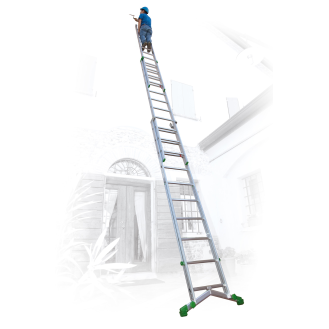 Facal Mehrzweckleiter SUPERPRIMA S600 3-teilig 8+9+9 Sprossen-Beschreibung lesen