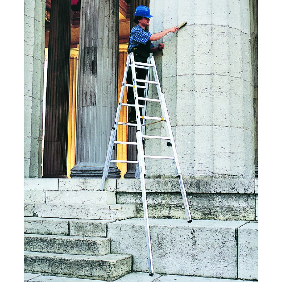 Zarges Stehleiter Varioflex B mit verlängerbaren Holmen 2x8 Stufen Zarges Stehleiter Varioflex B mit verlängerbaren Holmen 2x8 Stufen-Beschreibung lesen