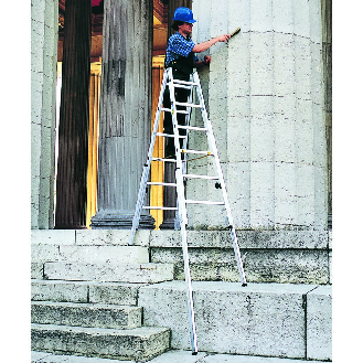 Zarges Stehleiter Varioflex B mit verlängerbaren Holmen 2x8 Stufen-Beschreibung lesen