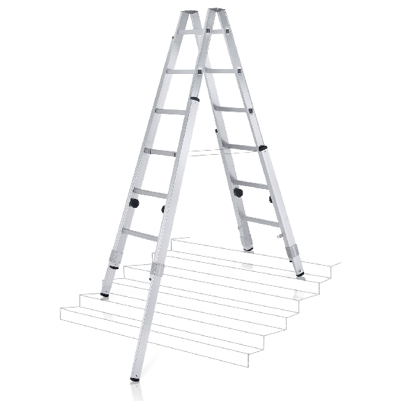 Zarges Stehleiter Varioflex B mit verlängerbaren Holmen 2x8 Stufen Zarges Stehleiter Varioflex B mit verlängerbaren Holmen 2x8 Stufen-Beschreibung lesen
