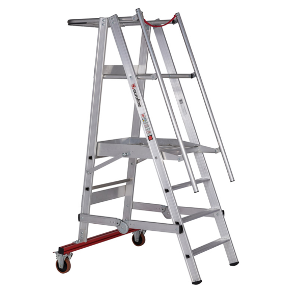 Premium 32777 Podestleiter fahrbar 4 Stufen-Beschreibung lesen