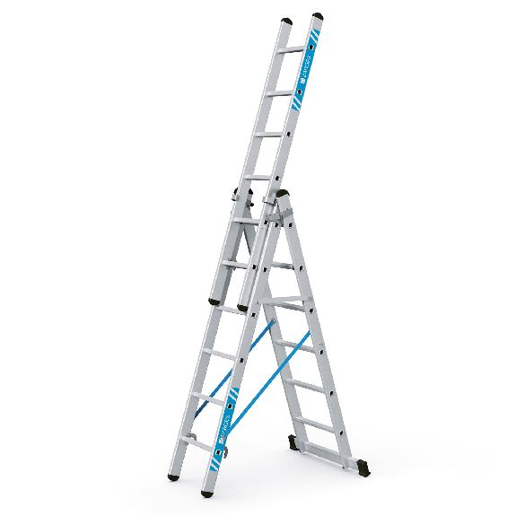 ZARGES Skymaster X - Échelle polyvalente LM 3 x 6 échelons-Leer más