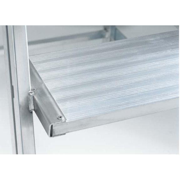 MUNK Podestleiter fahrbar Aluminium geriffelt 8 Stufen MUNK Podestleiter fahrbar Aluminium geriffelt 8 Stufen-Beschreibung lesen