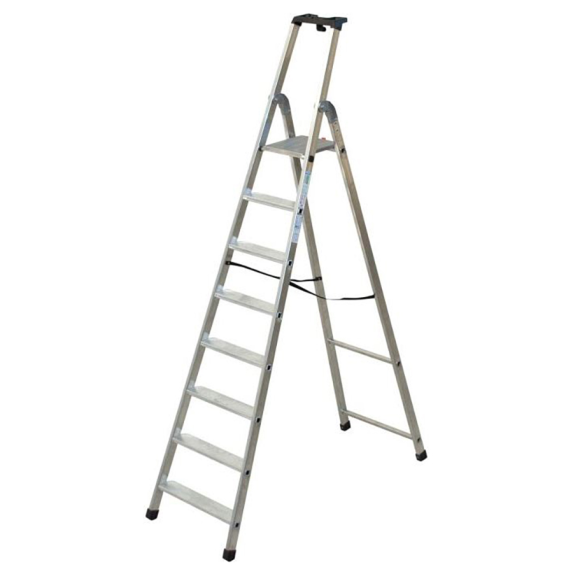 Facal Stufenstehleiter QUADRA S300 Aluminium 8 Stufen Facal Stufenstehleiter QUADRA S300 Aluminium 8 Stufen-Beschreibung lesen