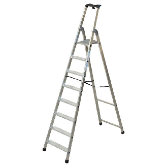 Facal Stufenstehleiter QUADRA S300 Aluminium 8 Stufen-Beschreibung lesen