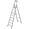 Facal Stufenstehleiter QUADRA S300 Aluminium 8 Stufen Facal Stufenstehleiter QUADRA S300 Aluminium 8 Stufen