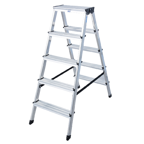 Krause Dopplo Stufen Doppelleiter 2x5 Stufen Krause Dopplo Stufen Doppelleiter 2x5 Stufen-Beschreibung lesen