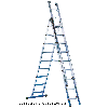 Mehrzweckleiter 2-teilig 2x12 Sprossen