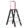 Altrex Taurus beidseitig begehbare Stufenleiter TDO 4 Stufen mit Bügel