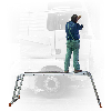 Facal Alfa 3 Montageplattform S600 Aluminium 98/198cm