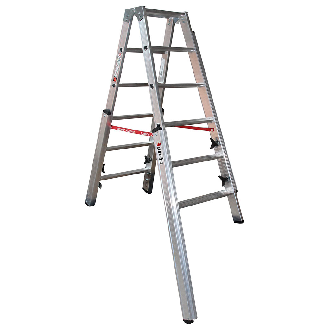 Euroline Premium 30578 Stufentreppenstehleiter 2x6 Stufen-Beschreibung lesen