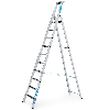 Zarges gebördelte Stufen-Stehleiter R13step S 10 Stufen
