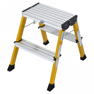 Krause Rolly Klapptritt Gelb 2x2 Stufen-Beschreibung lesen
